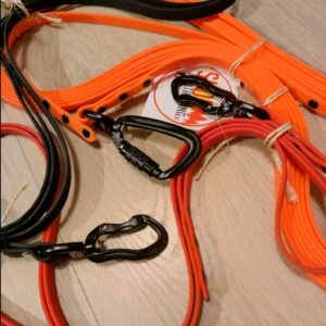 Longe de Mantrailing - 8m – 10mm – TPU à motif hexagonal