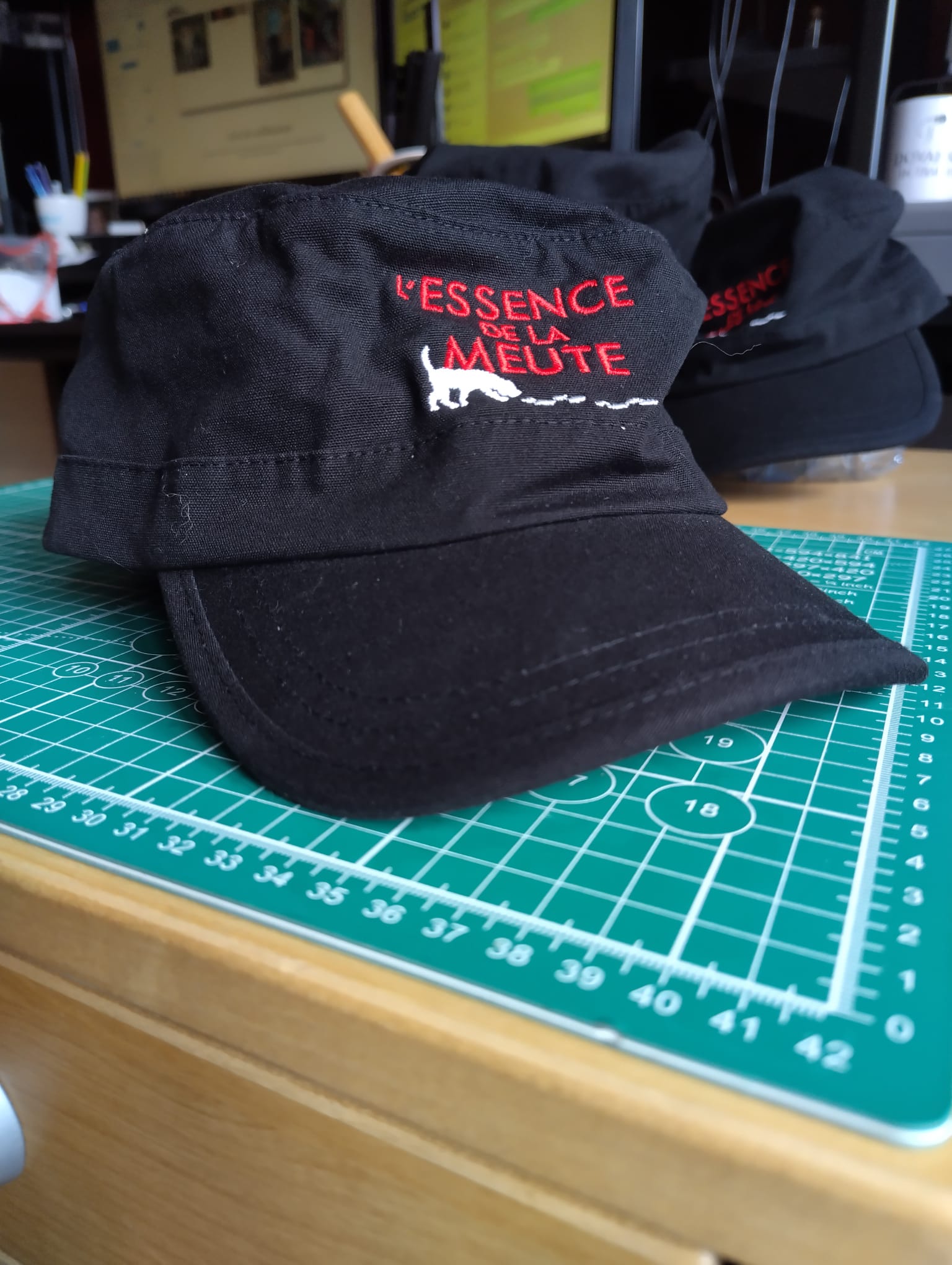 Casquette cubaine brodée – Logo L’Essence de la Meute